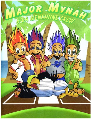 Major Mynah and Da Menehune Crew Coloring Book