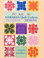 Arts & Crafts Poakalani Hawaiian Quilt Cushion Patterns and Design V. 3