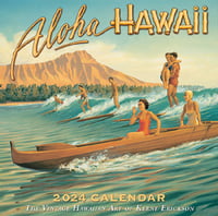 2024 Aloha Hawaii - 11"x11" Wall Calendar